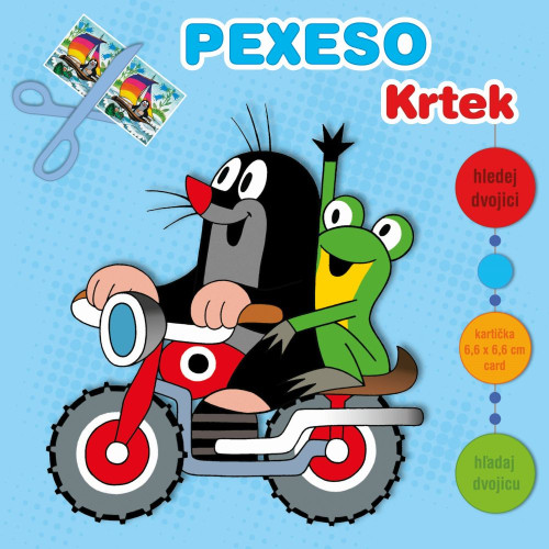 Pexeso sešitové vystřihovací s maxi kartičkami Krtek
