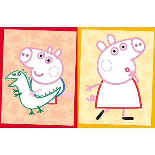 Omalovánky s voskovkami Prasátko Peppa