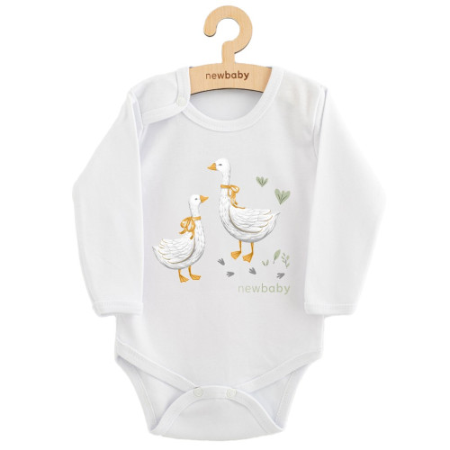 Dětské body s potiskem New Baby Husičky