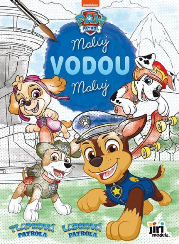 Omalovánky Maluj vodou! Tlapková patrola/Paw patrol