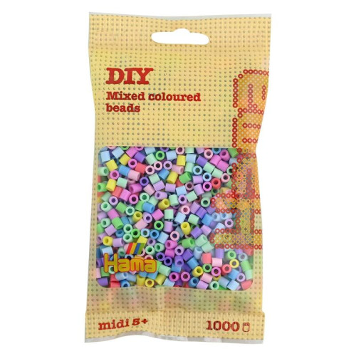 Zažehlovací korálky MIDI mix 1000ks v sáčku Hama