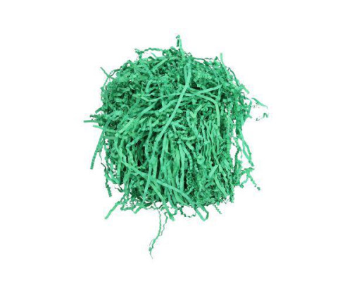 Tráva dekorační papírová, zelená 30 g