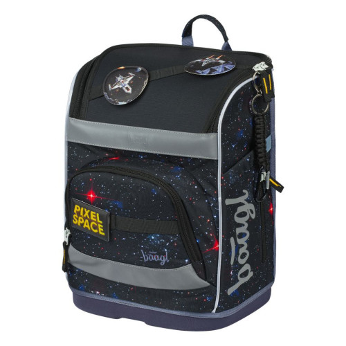 Školní aktovka Zippy plus Pixel Space Baagl