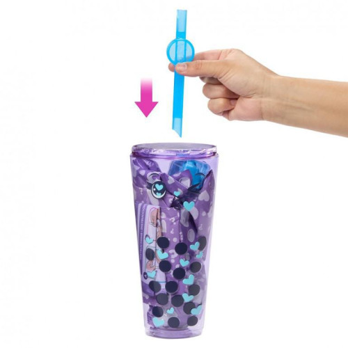 Barbie Pop reveal barbie bubble tea - mléčný čaj