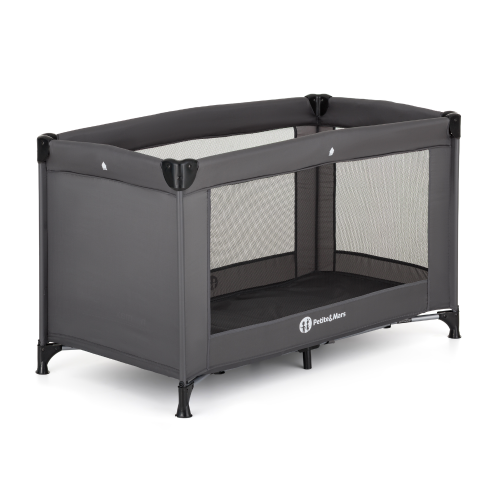 Postýlka cestovní Koot Lite, Dark Grey Petite & Mars