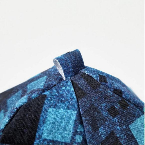 Čepice podšitá Outlast® Denim čtverce/černá