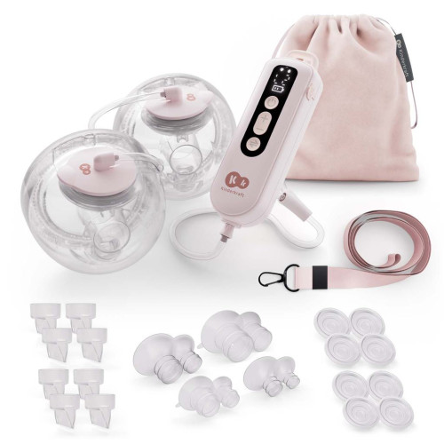 Odsávačka mateřského mléka Double Hands-free Gentle Flow Kinderkraft