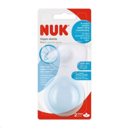 Prsní klobouček silikon v boxu, 2 ks, vel. M NUK