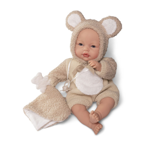 Mrkací miminko se zvuky a měkkým látkovým tělem 37 cm Bimba 14364 Antonio Juan