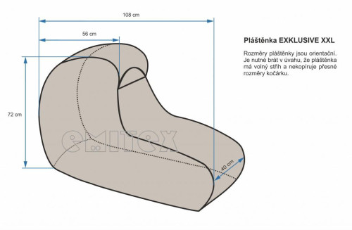 Pláštěnka Exclusive XXL Emitex