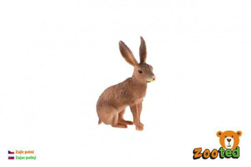 Zajíc polní zooted plast 6 cm