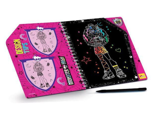 Vyškrabávací omalovánky Kamarádky navždy Monster High