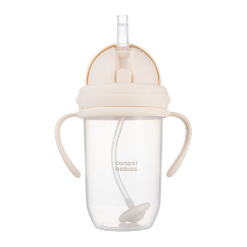 Hrneček nevylévací se slámkou a závažím 270 ml Canpol babies