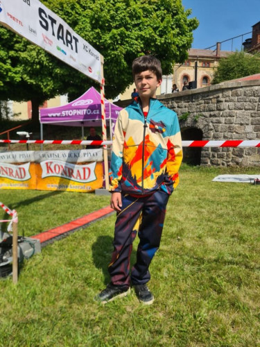 Softshellové kalhoty dětské Mountain Bike tmavá Wamu