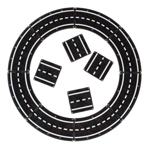 Magnetická stavebnice Xtras Roads 12 dílů Magna Tiles