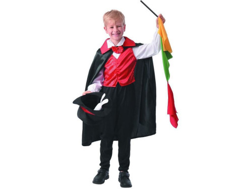 Kostým na karneval - kouzelník, 120 - 130 cm
