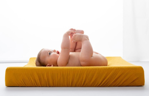 Potah na přebalovací podložku mušelín 50 x 70/80 cm BabyMatex