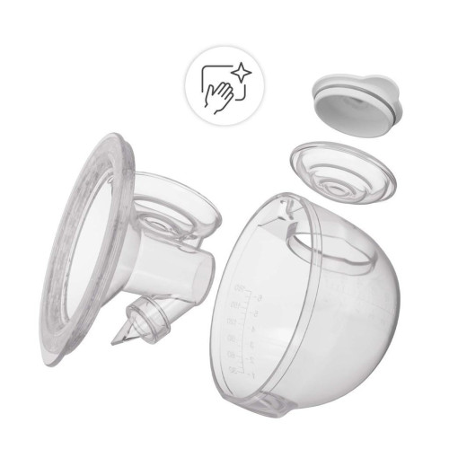 Odsávačka mateřského mléka Double Hands-free Gentle Flow Kinderkraft