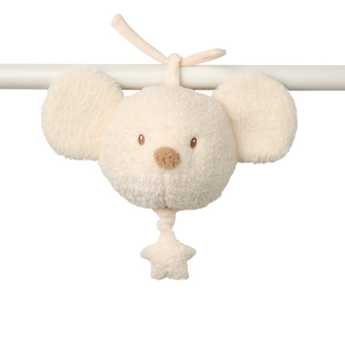 Hračka hudební Teddy myška Nattou 16 cm, 0 m+