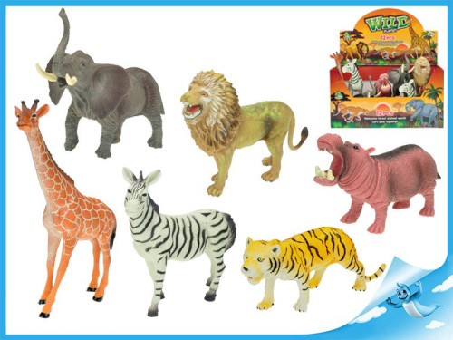 Zvířátka safari 15-20cm 6druhů