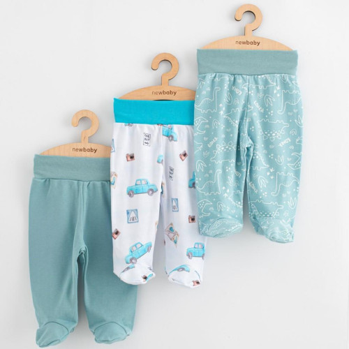 Kojenecké polodupačky Classic II 3 ks boy New Baby