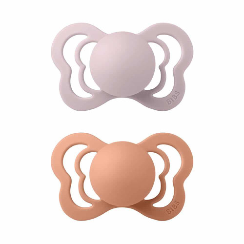 Bibs dudlíky silikon ortodonické 2 ks Couture 0 - 6 měsíců