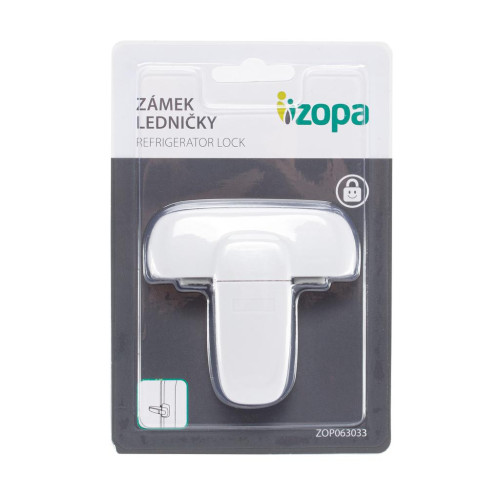 Zámek ledničky white/grey