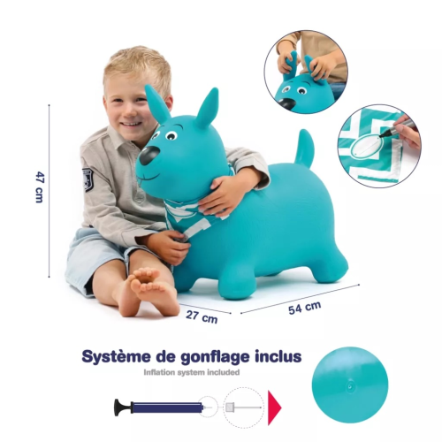 Skákací pes tyrkys Ludi