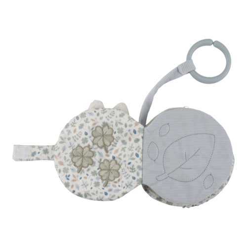 Závěsná textilní knížka králíček Little Dutch Miffy Lucky Leaves