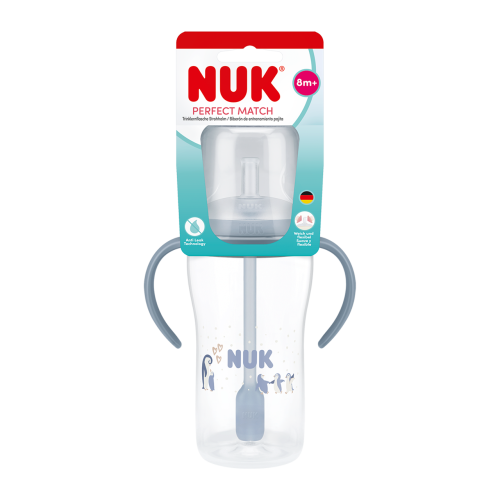 Lahvička na učení s brčkem Perfect Match 260 ml Nuk