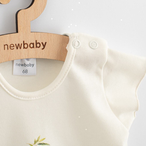 Kojenecké šaty z organické bavlny s krátkým rukávem New Baby Olivy