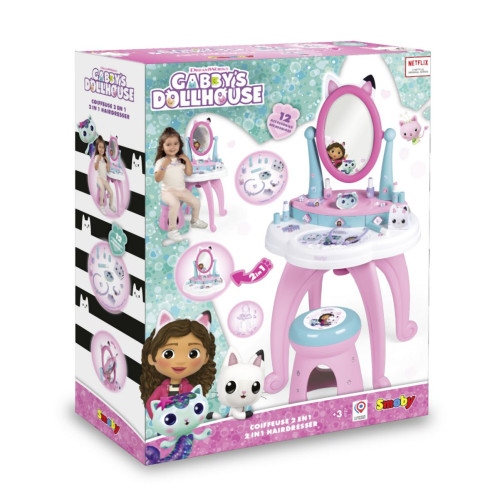 Toaletní stolek se židličkou 2v1 Gabby´s Dollhouse