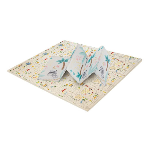 Hrací podložka Play Mat XXL 200 x 180 cm Animals city Asalvo