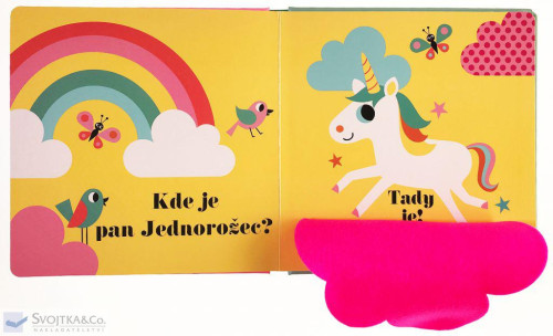 Kde je pan Jednorožec? Plstěná okénka a zrcátko!