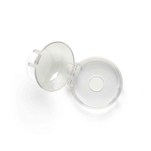 Krytky knoflíků sporáku 2 ks Transparent