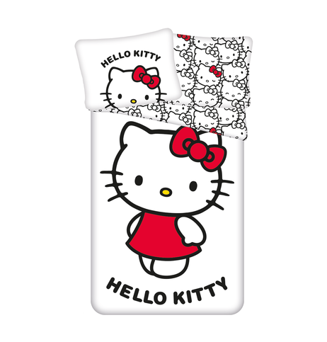 Povlečení Hello Kitty 140 x 200, 70 x 90 cm Jerry Fabrics