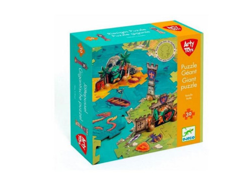 Gigant puzzle Bitva-30 dílků Djeco