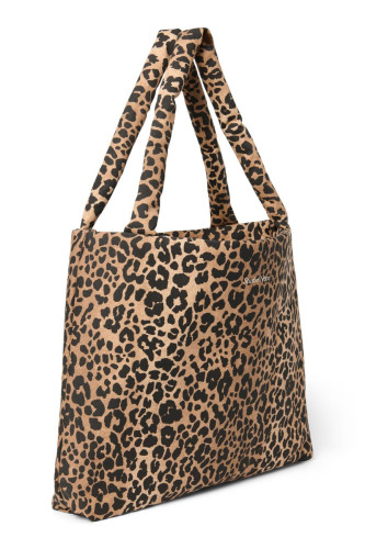 Cotton Mom Bag - přebalovací taška Brownl Leopard Studio Noos