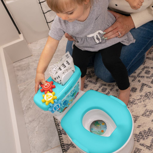 Toaleta dětská se zvukem 2 v 1 Geared for Success™ 18 m+ Baby Einstein