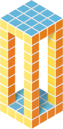 Geomag Magicube Art 64 dílků