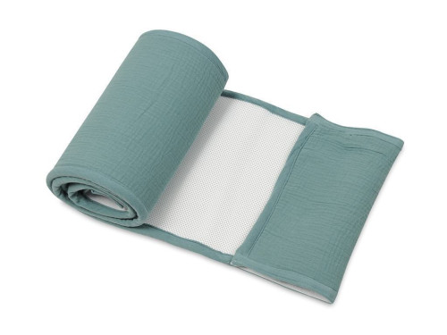 Mušelínový mantinel do postýlky Bump Air 180 x 30 cm Babymatex