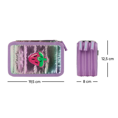 Školní penál třípatrový Lavender Baagl