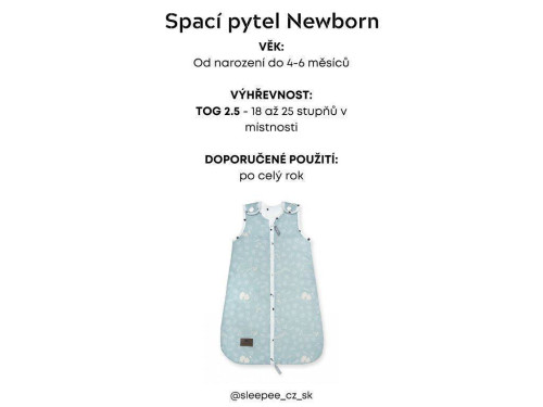 Spací pytel Newborn Vintage Sleepee