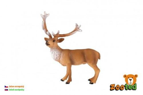 Jelen evropský zooted plast 16 cm