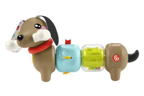 Chrastící a klapající jezevčík Fisher Price