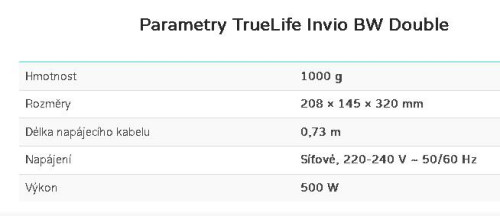 Ohřívač mléka a příkrmů Invio BW Double Truelife