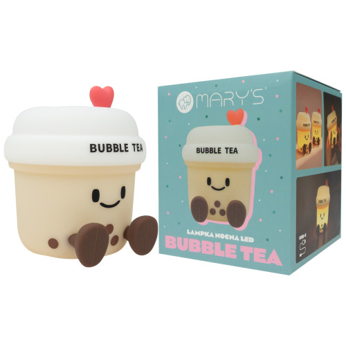 LED silikonová noční lampička - Bubble Tea Mary's