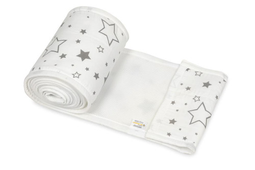 Bavlněný mantinel do postýlky Bump Air Design 180 cm Babymatex