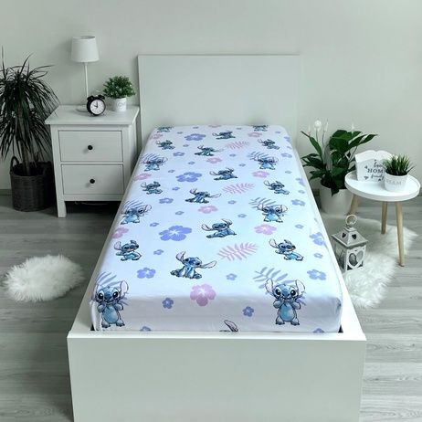Prostěradlo Lilo and Stitch 90 x 200 + 25 cm Jerry Fabrics