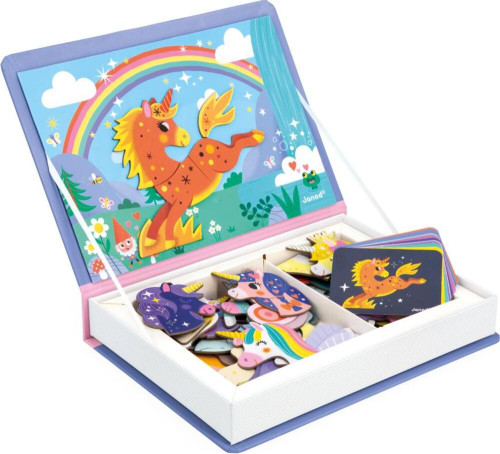 Magnetibook Jednorožec Magnetická kniha pro děti Janod